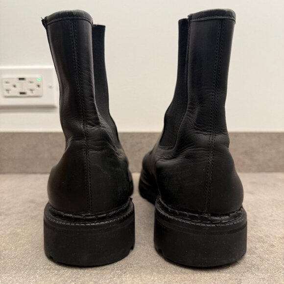 Cole Haan 8 Chelsea Black Leather Fall Boots Pull On Waterproof Rain Booties - Picture 7 of 16
